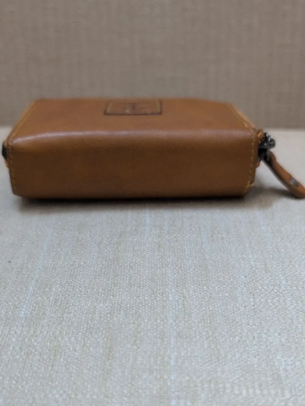 Harbour 2nd Isidora Leather Bifold Zip Around Wallet in Saffron RFID